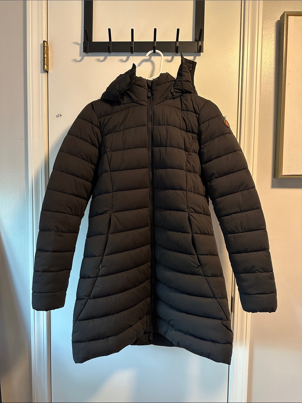 SAVE THE DUCK Women’s Black Puffer Coat